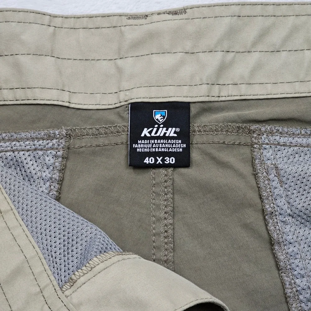 Kuhl Renegade Rock Pants Mens 40x29 Brown Technical Hiking Gorpcore 5603